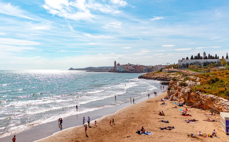 The charming seaside town of Sitges is a fantastic day trip idea from Barcelona
